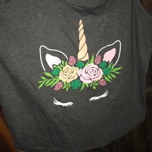 1X Unicorn Face Tank